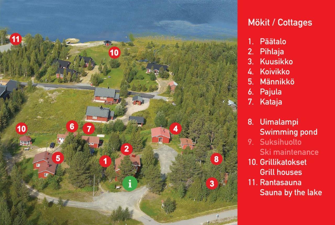 Yllaeksen Yoepuu Villa Akaslompolo Bagian luar foto