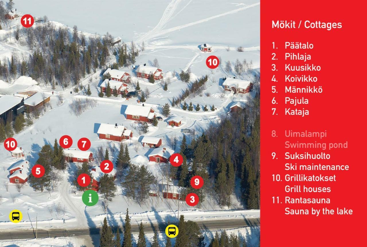 Yllaeksen Yoepuu Villa Akaslompolo Bagian luar foto